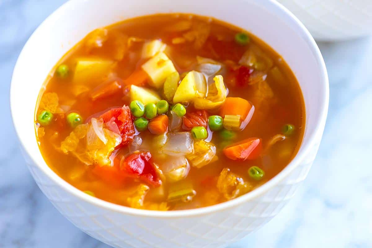 Vegetable soup healthy 