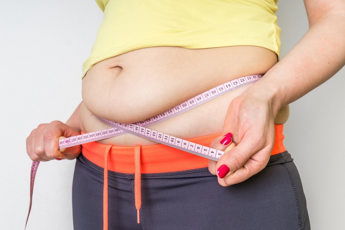 Overweight fat woman obesity bellyfat 